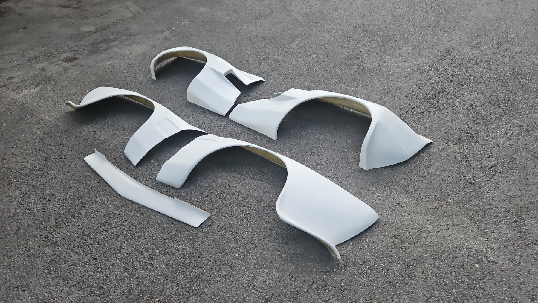 FIAT X19 BERTONE DALLARA WIDE BODY KIT FENDER FLARES WHEEL ARCHES EXTENSIONS RACING (4)