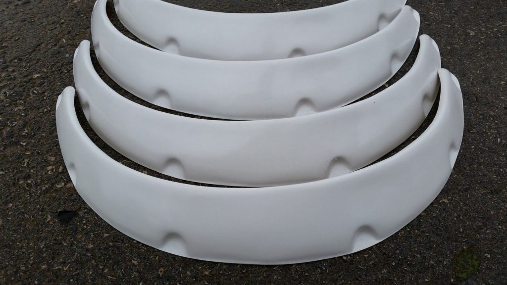 4x Universal Fender Flares – 35″ X 4.3″ Wide Body Kit For Ford Edge (Black PP)