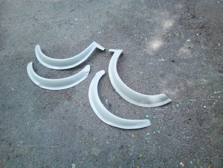 PEUGEOT 106 PHASE MK1 FENDER FLARES / WHEEL ARCHES / EXTENSION WIDE