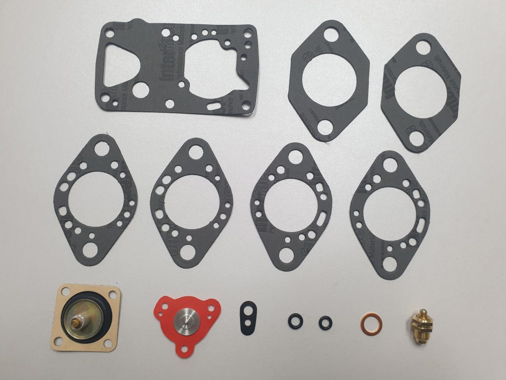 Solex 32 PHN Carburetor Service Rebuild Kit For VW Ghia 1500 - Made In Italy