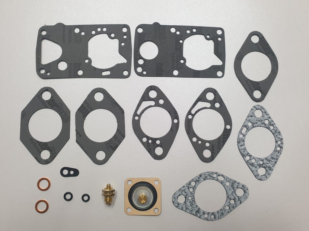 SOLEX 32 PBI Carburetor Service Rebuild Kit For Land Rover – Alcohol Fuel Resistant, Made In Italy