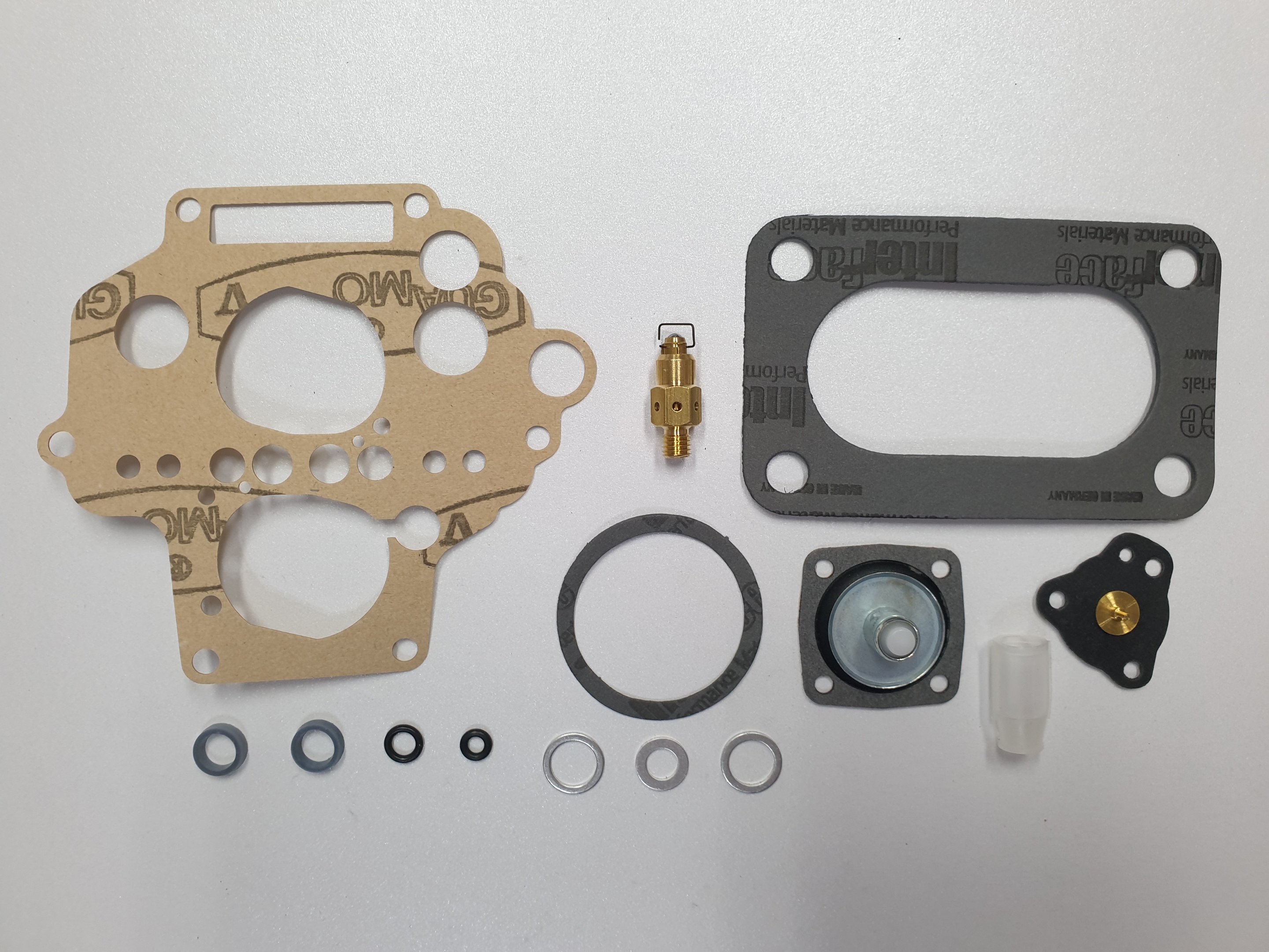 thumbnail interactive-video image 1 of WEBER 34 ADF Carburetor Premium Service Kit – Made In Italy, New 1 of 3