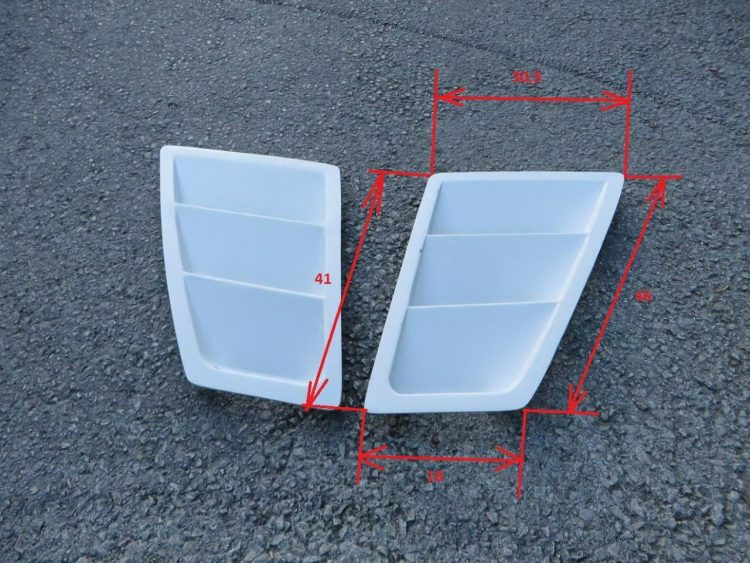 MINI COOPER R50 R52 R53 R56 R57 BONNET AIR VENTS LOUVERS - Classic ...