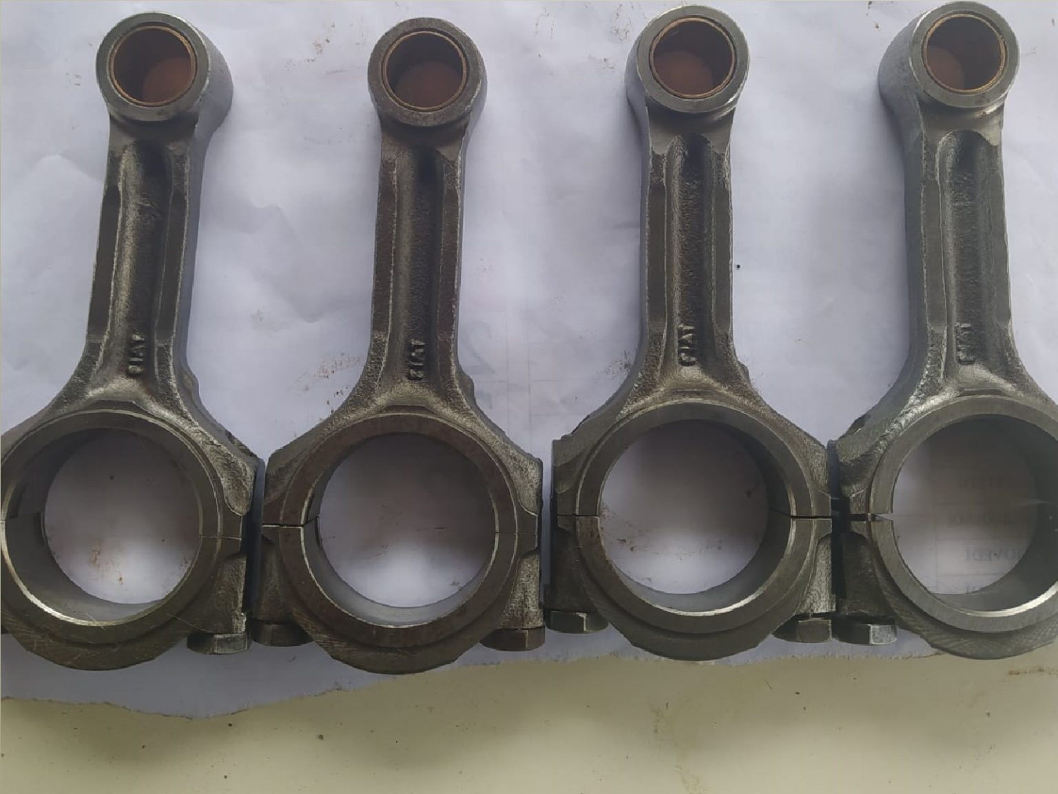 AUTOBIANCHI A112 ABARTH 70HP CONNECTION RODS SET - RECONDITIONED ...