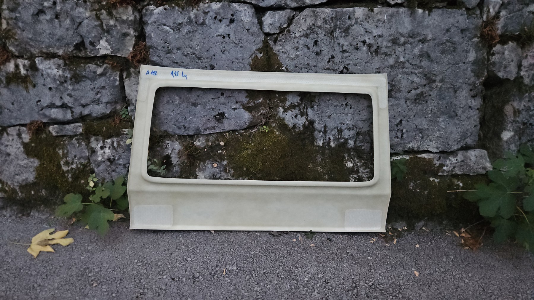 AUTOBIANCHI A112 ABARTH FIBERGLASS REAR TRUNK (2)